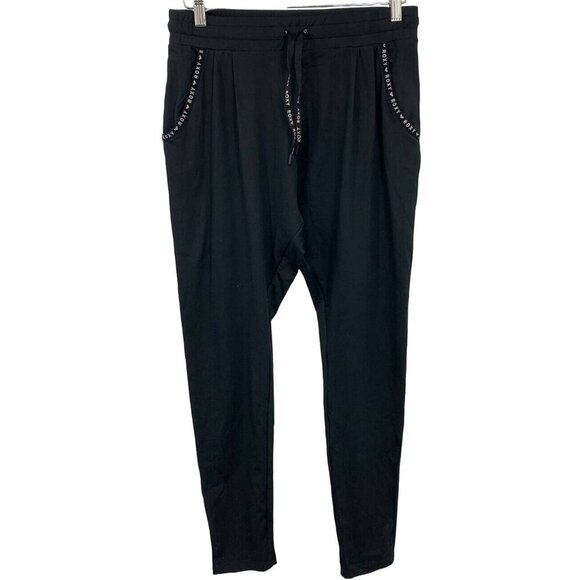 Roxy Womens Legging Pants Joggers Size Small S Black Drawstring Surf NWT New - Picture 1 of 8